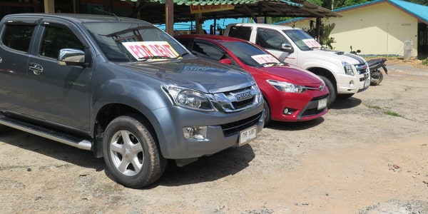 cars rental hire koh chang