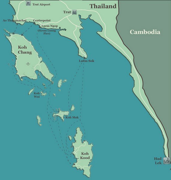koh chang islands map