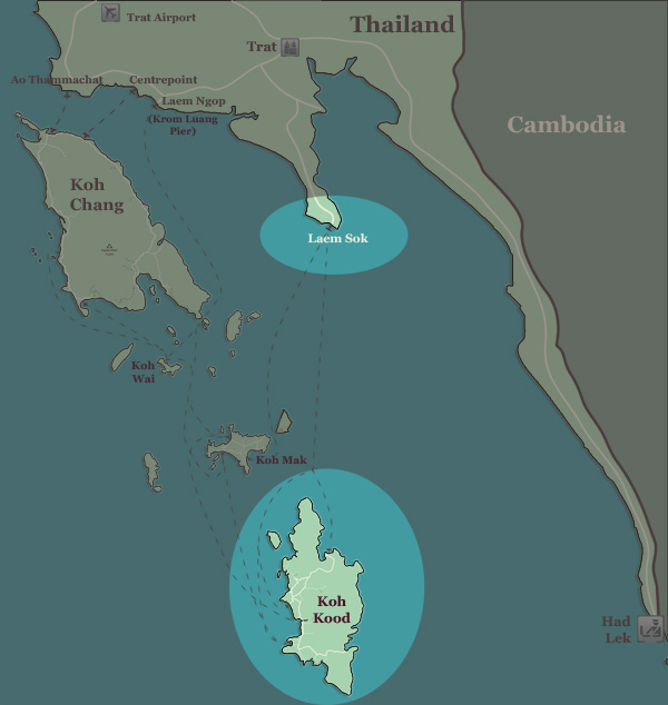 koh chang islands map