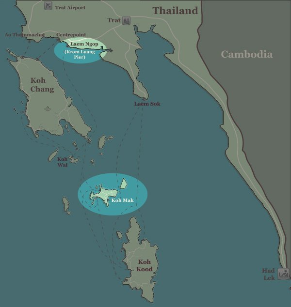 koh chang islands map