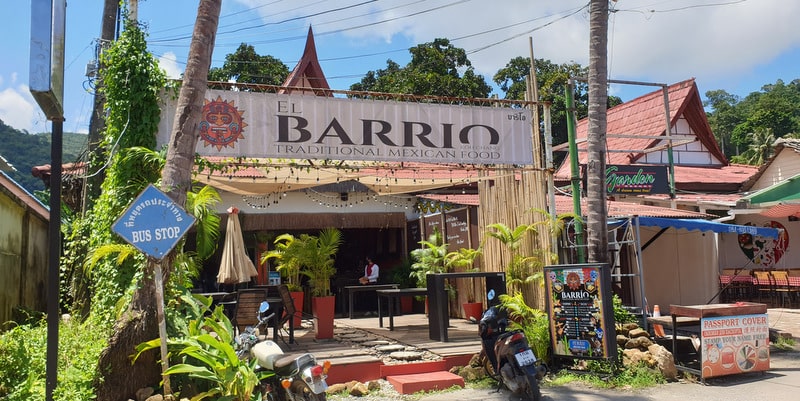 front el barrio kai bae beach restaurants koh chang