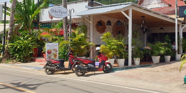 exterior day poke bowl kaibae restaurants koh chang