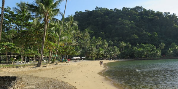 Looking down Bailan Beach Koh Chang