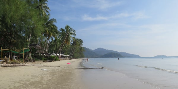 Looking down Klong Prao Beach