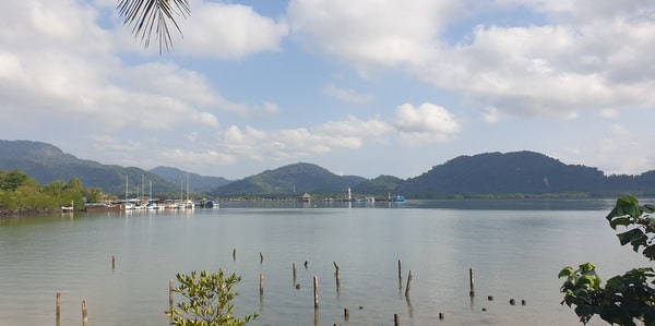 View from the end of Salak Phet Bay