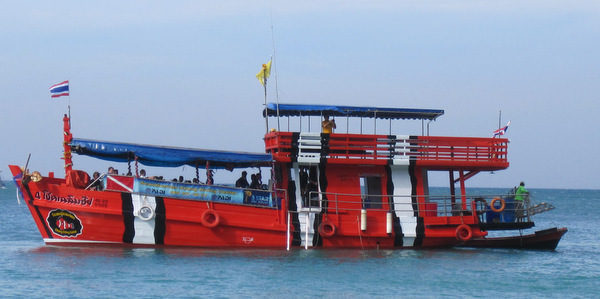 boat at sea scandinavian chang koh chang