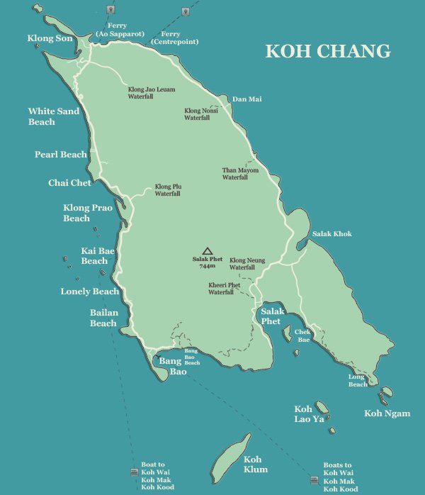 Koh Chang Map