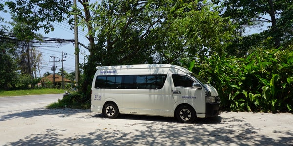share minibus parked
