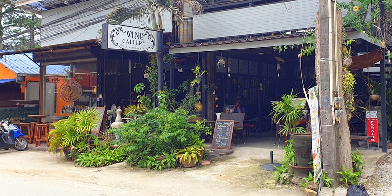 exterior wine gallery kai bae beach nightlife koh chang