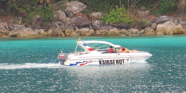 speedboat kai bae huts speedboat koh chang