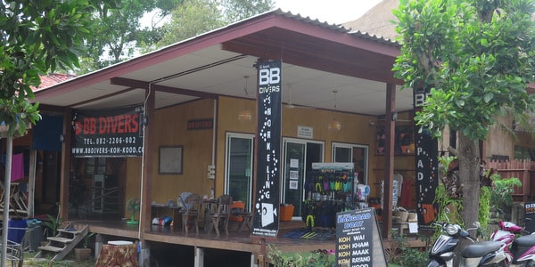 shop front bb divers koh kood