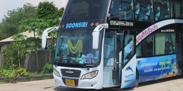 bus to Laem Sok Pier from Bangkok