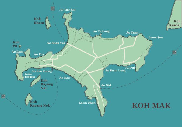 Koh Mak Map