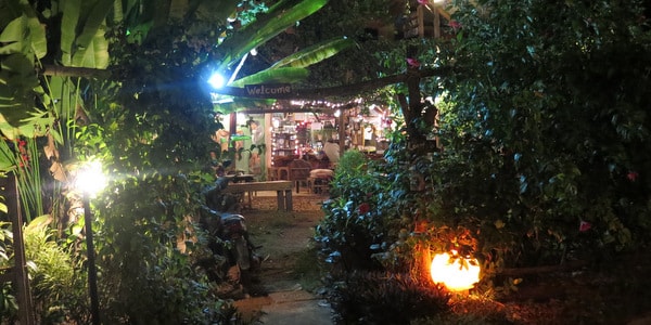 entrance art house evening