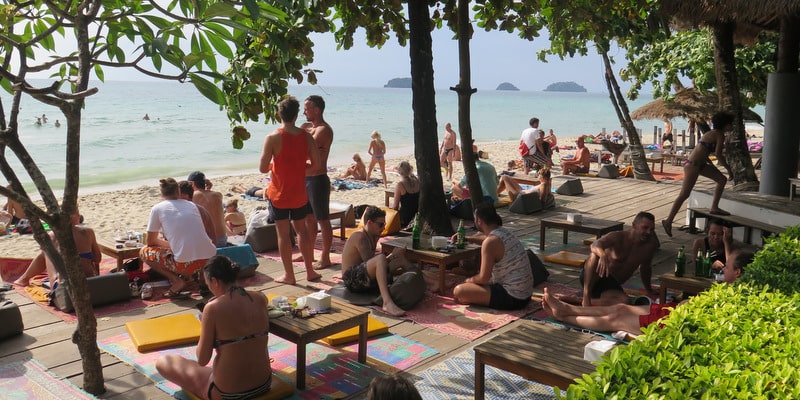 sea terrace nature beach lonely beach restaurants koh chang