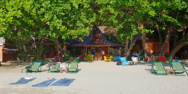 beach exterior day tapas bar white sand beach nightlife koh chang